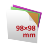 Durchschreibesätze im quadratischen Format 9,8 cm × 9,8 cm preiswert gedruckt von www.Druckshop-24.de