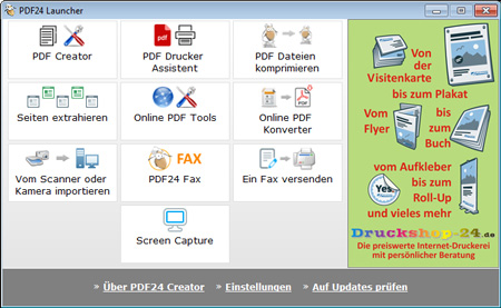Free PDV-Creator von Druckshop-24.de
