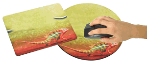 Mousepad in rund oder rechteckig besonders preiswert bei Werbegeschenk-24.com