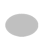 Aluminiumverbundplatte oval (oval konturgefräst) <br>einseitig 4/0-farbig bedruckt