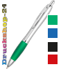 Attraktiver Kunststoff-Kugelschreiber mit einseitigem Farbdruck (einfarbig 1c)