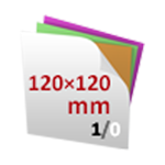 Durchschreibesätze Quadrat 12,0 cm x 12,0 cm, 4-fach, 1/0-farbig