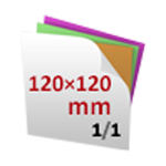 Durchschreibesätze Quadrat 12,0 cm x 12,0 cm, 4-fach, 1/1-farbig