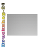 Hochwertige Schultafel-Magnetfolie (rechteckig), einseitig 4/0-farbig bedruckt