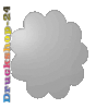 Hochwertige Schultafel-Magnetfolie in Button-Form <br>einseitig 4/0-farbig bedruckt