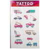 Hochwertiger Tattoo-Bogen mit transparenter Schutzfolie Autos/Technisches