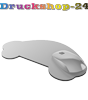 Mousepad hochwertig bedruckt aus Kunststoff mit Kautschuk-Rücken in Auto-Form konturgestanzt