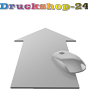 Mousepad hochwertig bedruckt aus Kunststoff mit Kautschuk-Rücken in Pfeil-Form konturgestanzt