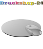 Mousepad hochwertig bedruckt aus Kunststoff mit Kautschuk-Rücken oval (oval konturgestanzt)