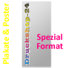 Plakat Spezial (170 x 590 mm) einseitig 4/0-farbig bedruckt (Topseller)