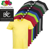 T-Shirt Herren farbig, Premium - mit EINER Druckposition