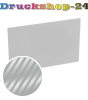 Visitenkarten quer 5/0 farbig 90 x 50 mm mit einseitigem partiellem UV-Lack <br>einseitig bedruckt (CMYK 4-farbig + 1 Silber-Sonderfarbe)