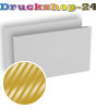 Visitenkarten quer 5/5 farbig 85 x 55 mm mit einseitigem partiellem UV-Lack <br>beidseitig bedruckt (CMYK 4-farbig + 1 Gold-Sonderfarbe)