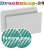 Visitenkarten quer 5/5 farbig 90 x 50 mm mit beidseitig partieller UV-Lackierung <br>beidseitig bedruckt (CMYK 4-farbig + 1 Pantone-Sonderfarbe)
