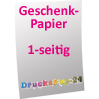 Einseitig individuell bedrucktes Geschenkpapier von www.Druckshop-24.de