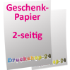 Beidseitig individuell bedrucktes Geschenkpapier von www.Druckshop-24.de