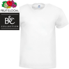 Weiße Basic Herren T-Shirts als Unikate im Digitaldruck preiswert gedruckt von www.Druckshop-24.de