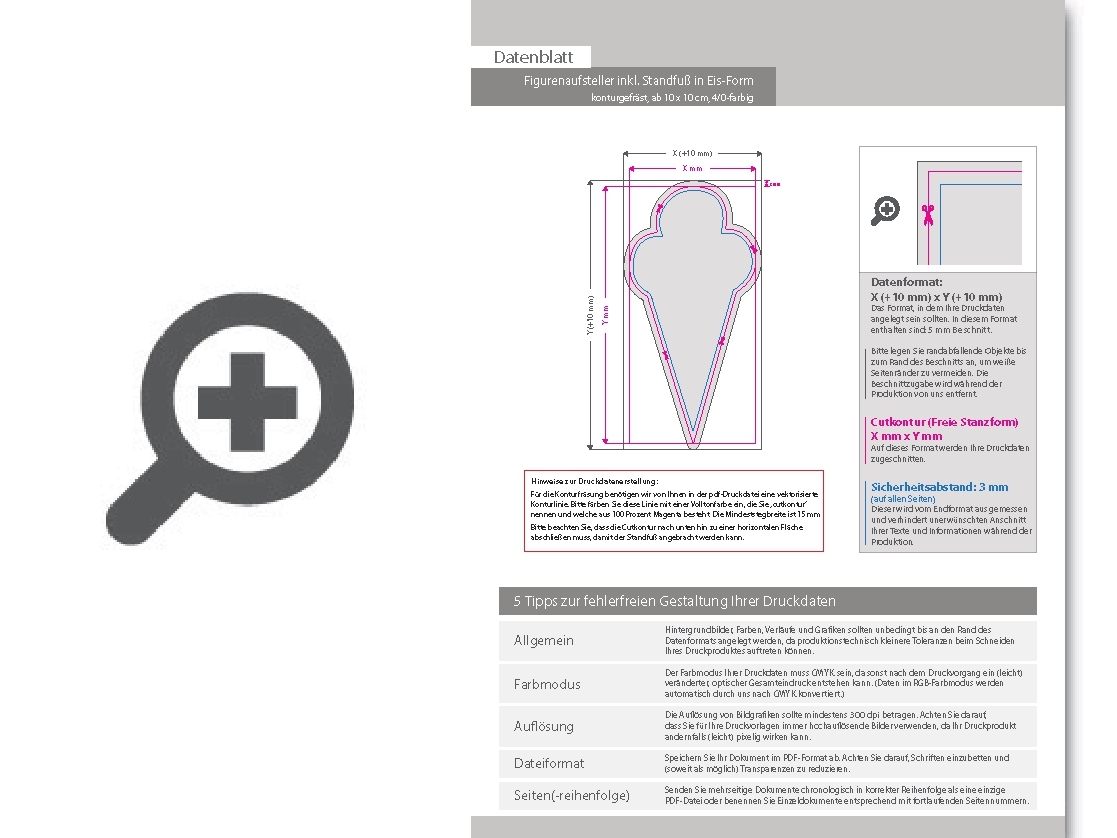 Product Bild figurenaufsteller_inkl__standfu___in_eis-form_konturgefr__st__ab_10_x_10_cm__einseitig_4_0-farbig_bedruckt