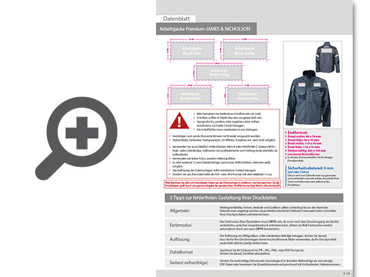 Product Bild arbeitsjacke_premium-james_&_nicholson__mit_zwei_stickpositionen_(2x_vorne)