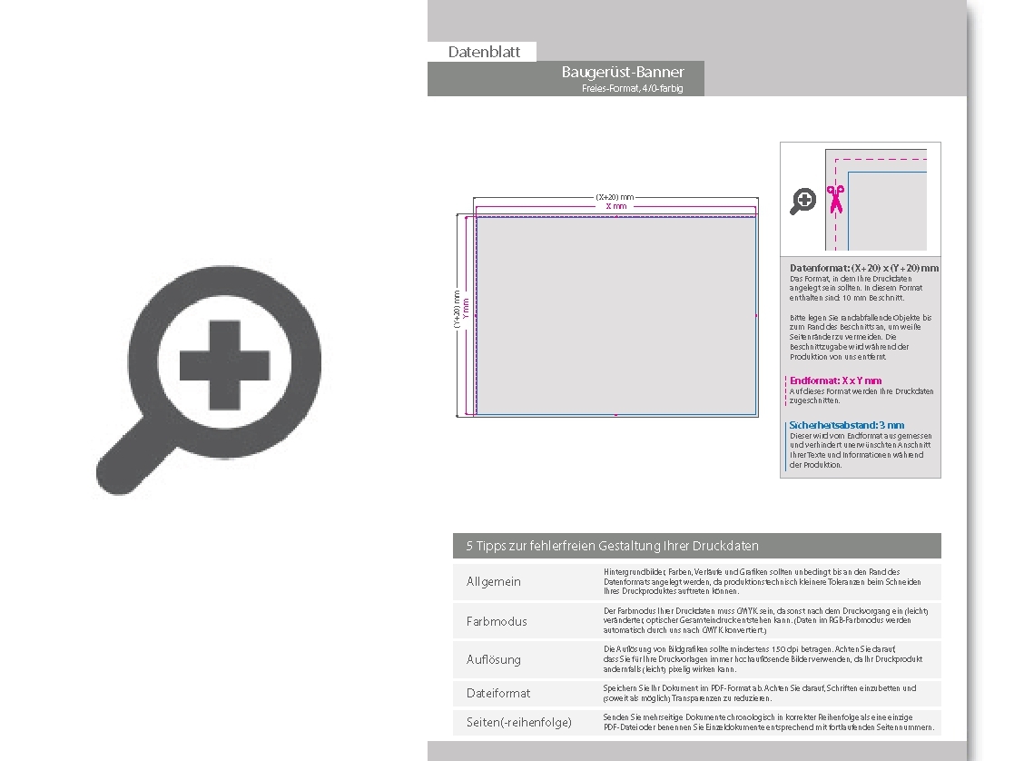 Product Bild bauger__stbanner_mit_hohlsaum_oben_und_unten_(durchmesser_hohlsaum_6_0_cm)