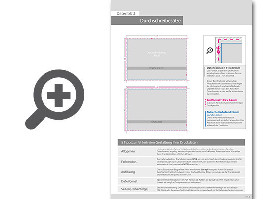 Product Bild quittungsblock_din_a7_hoch__5-fach__4_0-farbig__50_s__tze_je_block