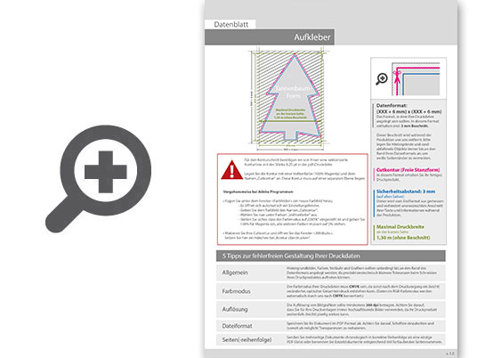 Product Bild hochwertige_whiteboard-folie_inkl__laminat_in_tannenbaum-form_konturgeschnitten___einseitig_4_0-farbig_bedruckt