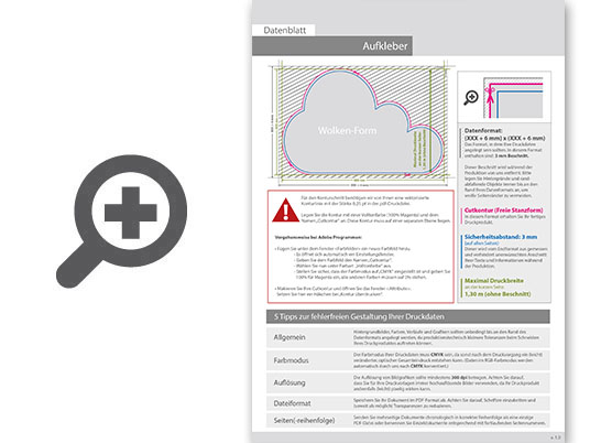 Product Bild hochwertige_whiteboard-folie_inkl__laminat_in_wolke-form_konturgeschnitten___einseitig_4_0-farbig_bedruckt
