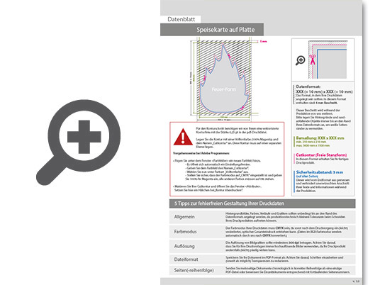 Product Bild speisekarte_auf_platte_in_feuer-form_konturgefr__st___einseitig_4_0-farbig_bedruckt